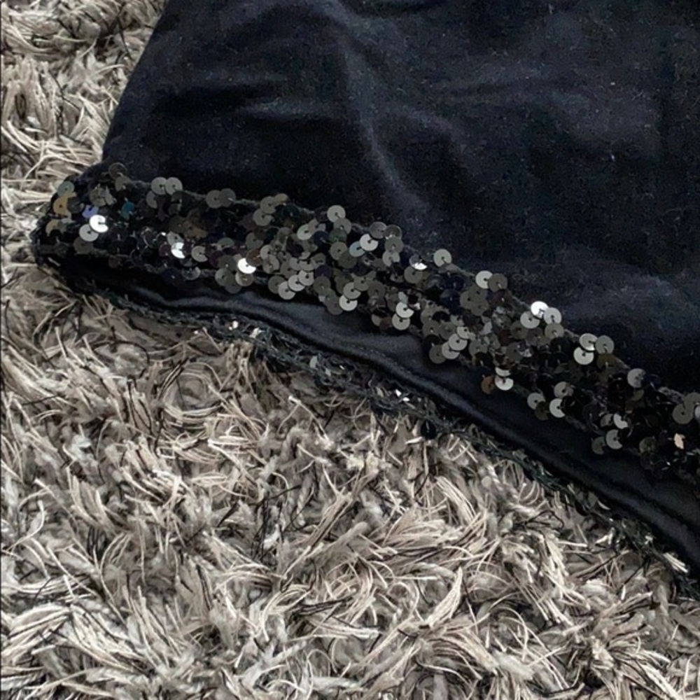 Vintage velour & sequin shorts fit is S/M no tags. - Picture 2 of 4